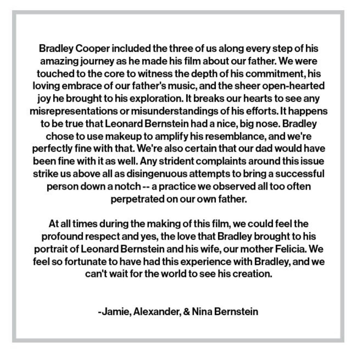 Bernstein children statement