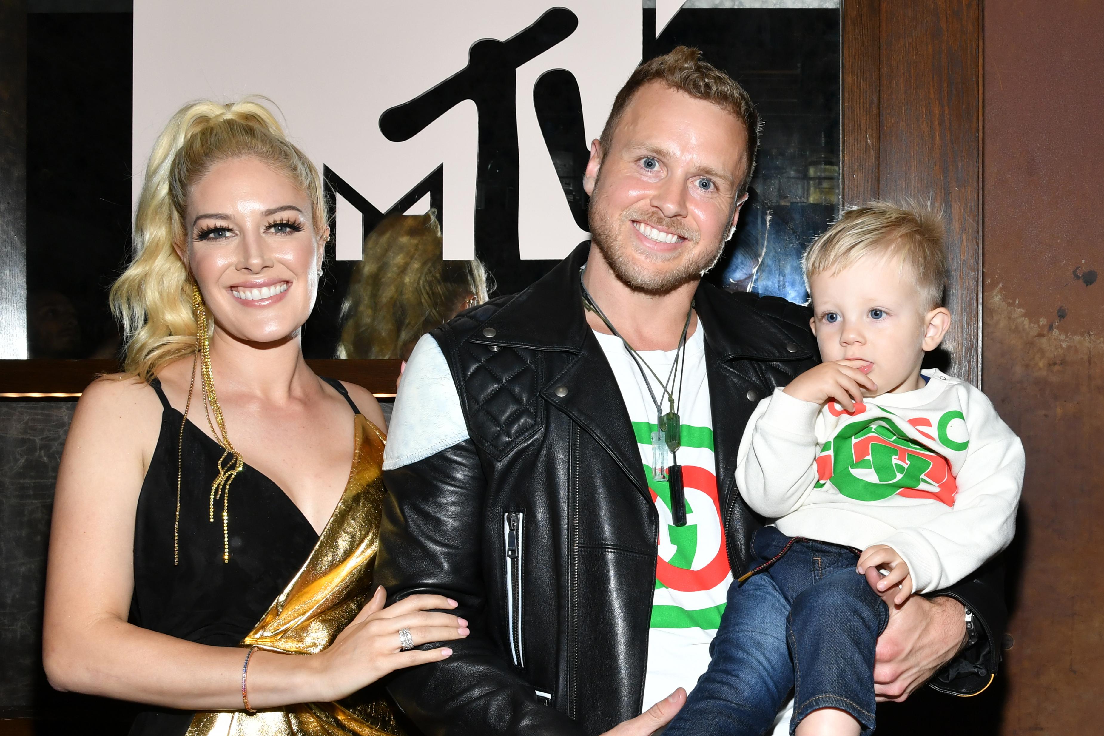 Heidi Pratt, Spencer Pratt and their son Connor attend the party for the premiere of MTV's 'The Hills: New Beginnings' in Los Angeles.