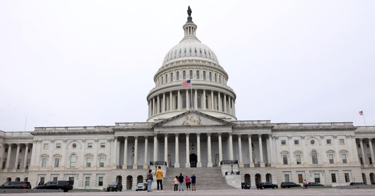Americans protest the government shutdown at the Capitol Building in Washington, D.C.
