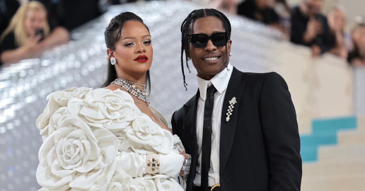 Rihanna and A$AP Rocky at 2023 Met Gala