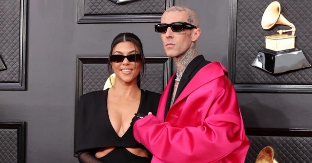 Kourtney Kardashian and Travis Barker