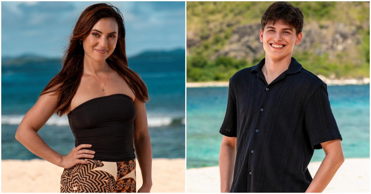 Savannah and Rizo from Season 49 of Survivor.