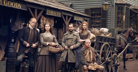 Sam Heughan, Caitriona Balfe, and others in 'Outlander'