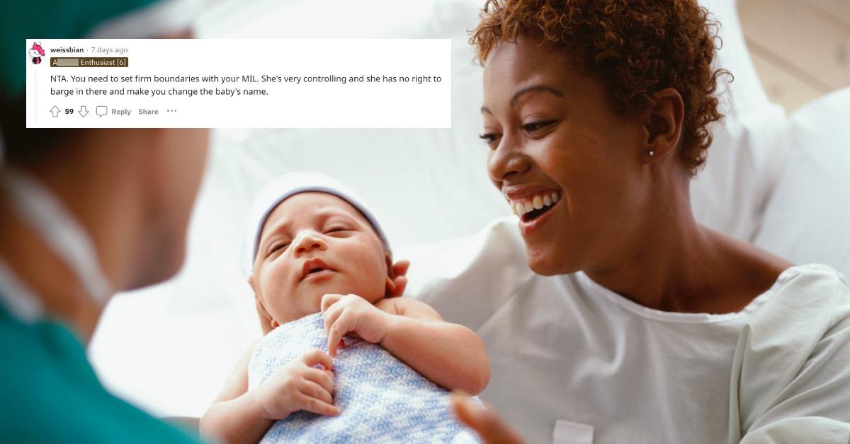 MIL Tries to Change Baby's Name, Gets Kicked out of Room
