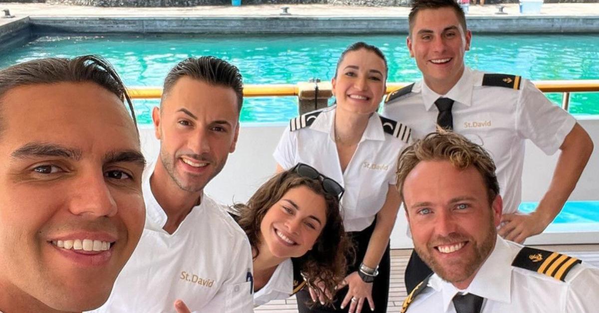 Season 11 of Below Deck cast crew selfie