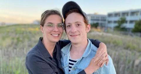 Ethan Slater and Lily Jay.