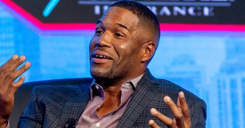Michael Strahan speaks during the 2021 Black Entrepreneurs Day