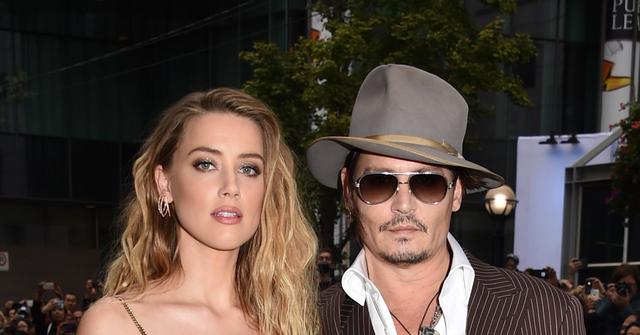 Johnny Depp and Amber Heard.