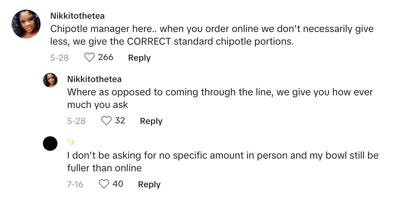 tiktok comment online orders
