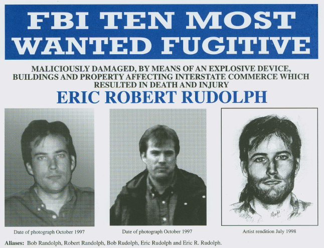 eric rudolph most wanted