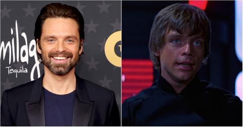 Sebastian Stan, Mark Hamill as Luke Skywalker