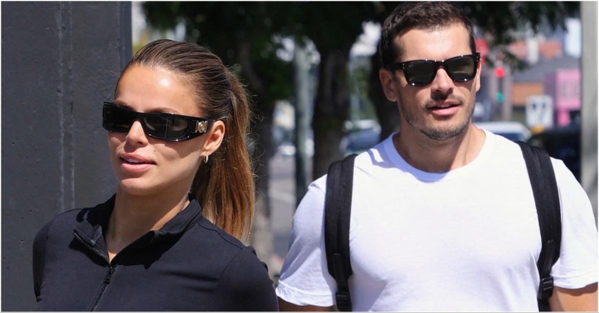 Gleb and Brooks Nader walking into DWTS together