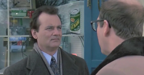 Bill Murray in 'Groundhog Day'