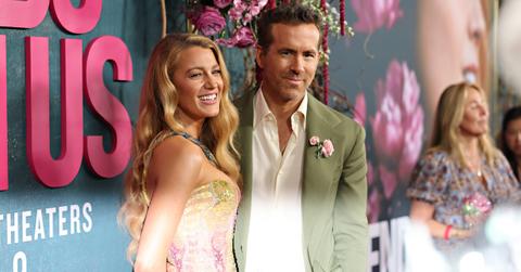 Blake Lively and Ryan Reynolds attend the "It Ends With Us" New York Premiere at AMC Lincoln Square Theater on August 06, 2024 in New York City.
