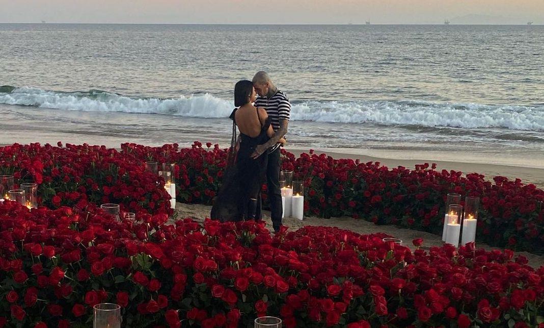 Kourtney Kardashian and Travis Barker proposal