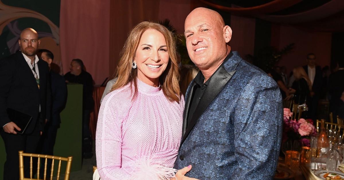 Jill Zarin and Gary Brody at the amfAR Palm Beach gala