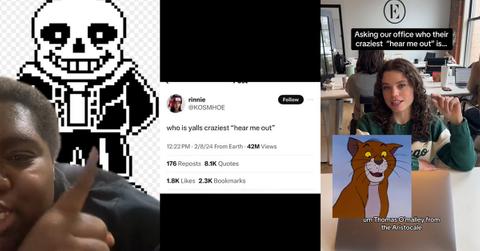 Examples of "Hear Me Out" on TikTok