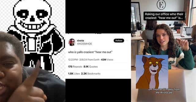 Examples of "Hear Me Out" on TikTok