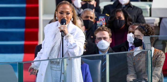 jennifer lopez spanish inauguration