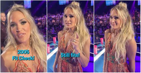 Carrie Underwood wears her 2005 'American Idol' dress 20 years later.