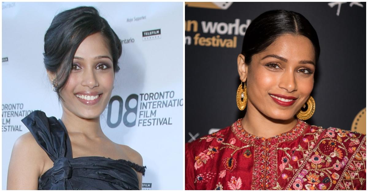 freida pinto then now