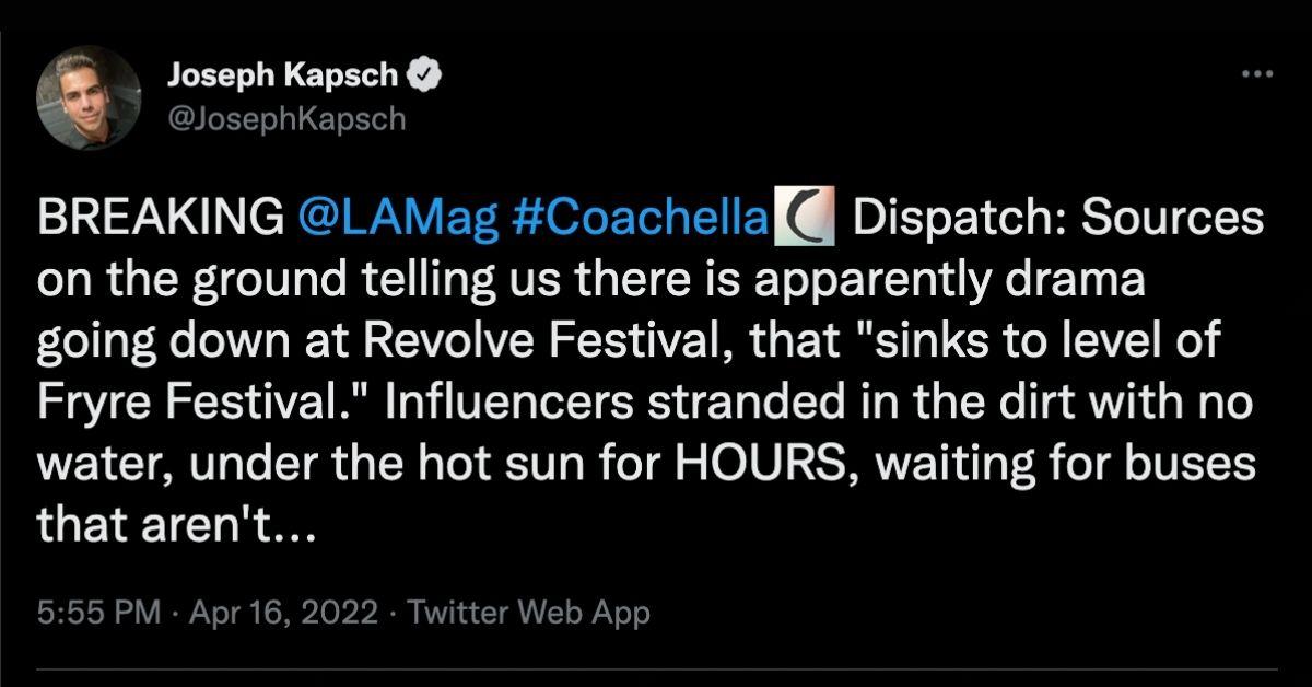 Revolve Fest 2022 Drama – Is It Related to Coachella?