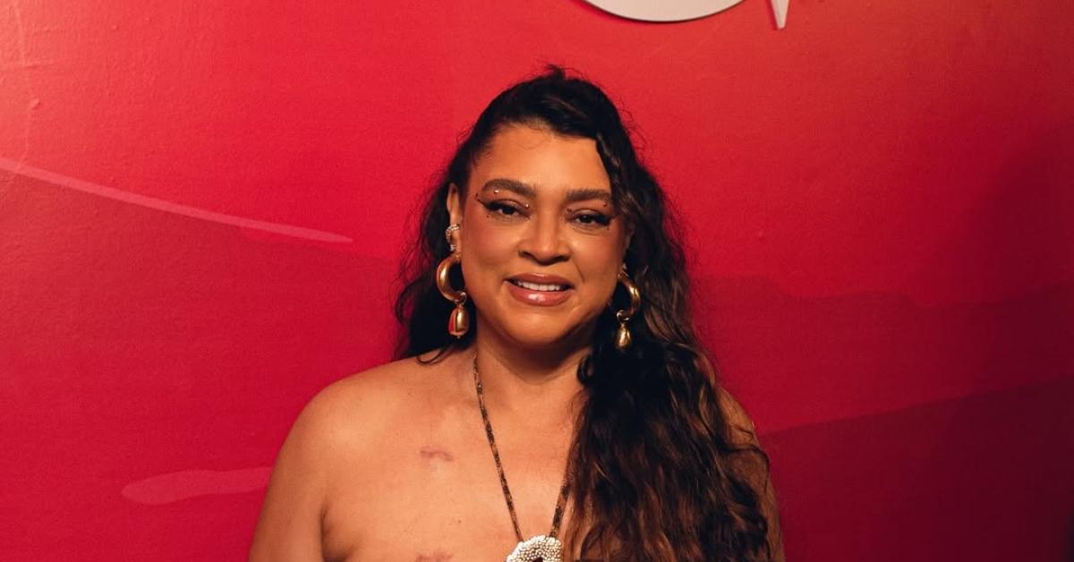 Preta Gil at a performance in 2025