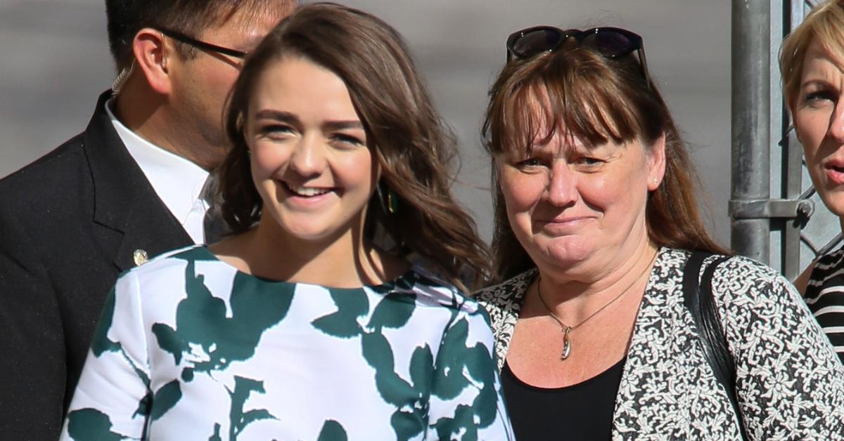 Maisie Williams and mother Hilary Williams are seen in Hollywood on March 24, 2015 in Los Angeles