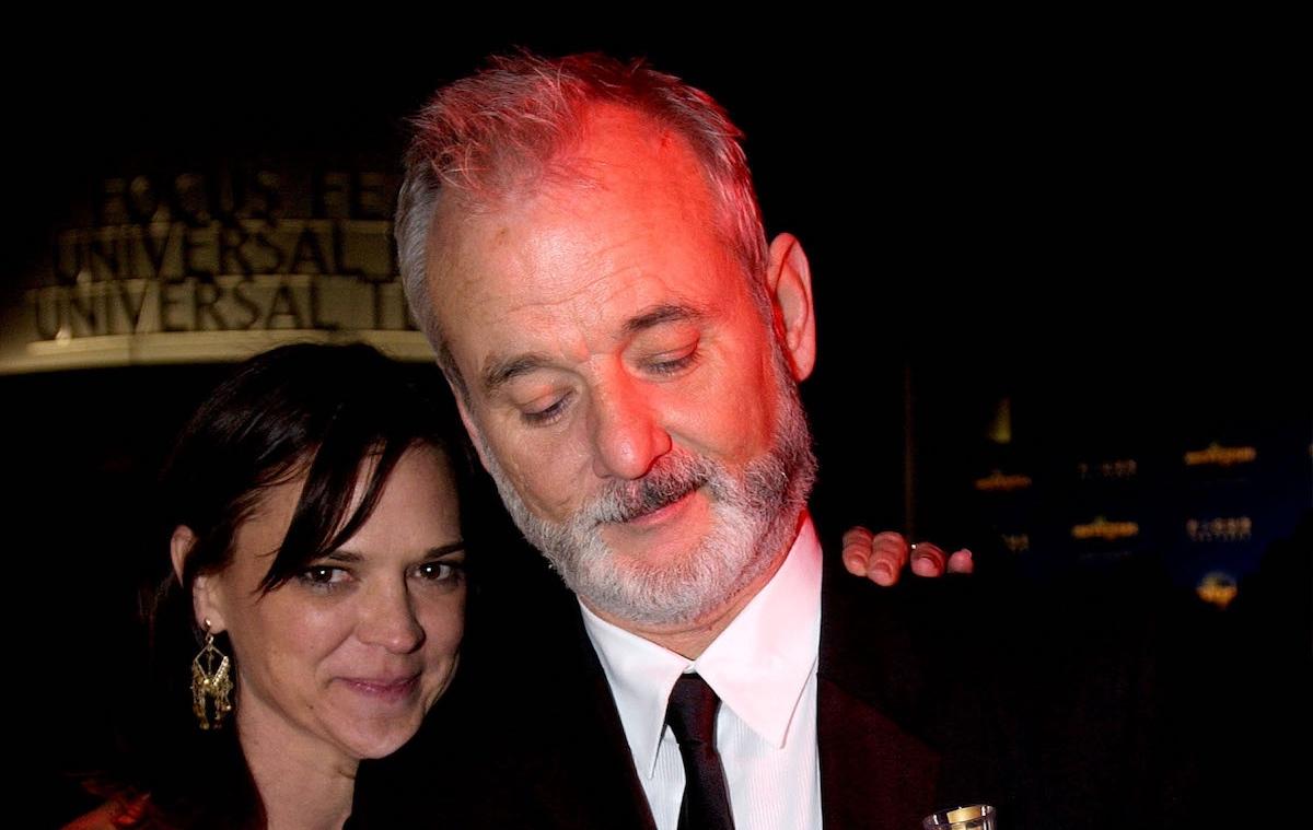 Jennifer Butler and Bill Murray at an afterparty