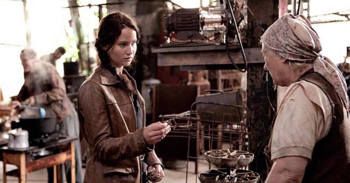 Katniss at the Hob in 'The Hunger Games'