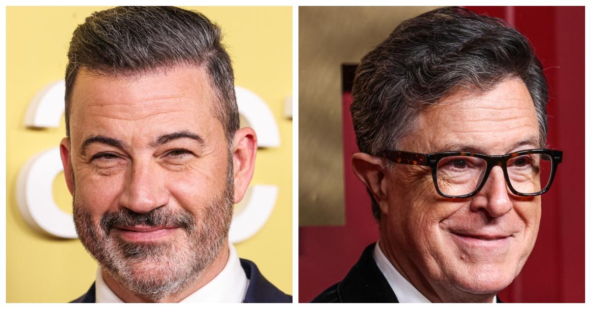 Jimmy Kimmel and Stephen Colbert