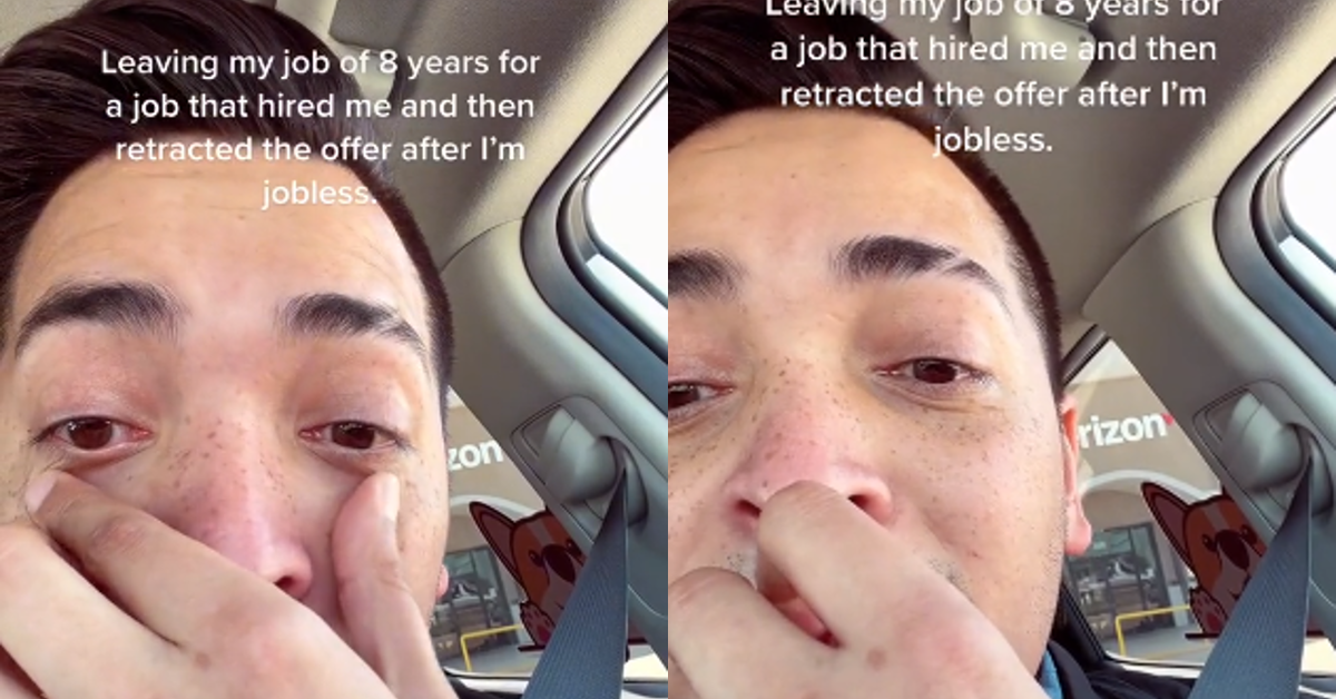 TikToker Loses Job no Contract