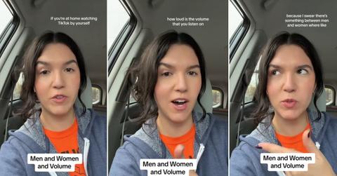 A woman wants to know why men and women have different volume levels on their phones