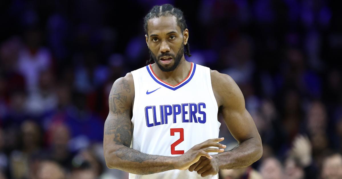 Kawhi Leonard during a Clippers game.