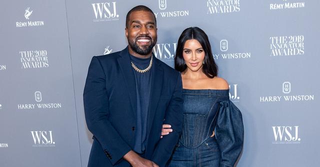 Kanye West and Kim Kardashian