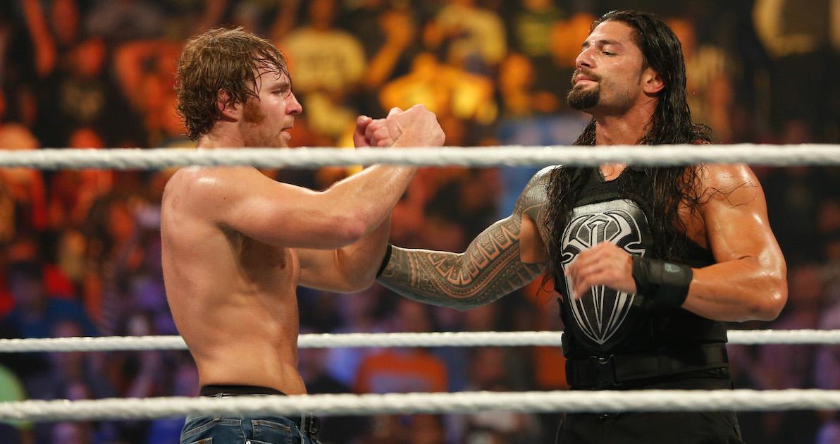 dean ambrose roman reigns