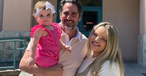 Trisha Paytas, Moses Hacmon, and daughter Malibu Barbie.