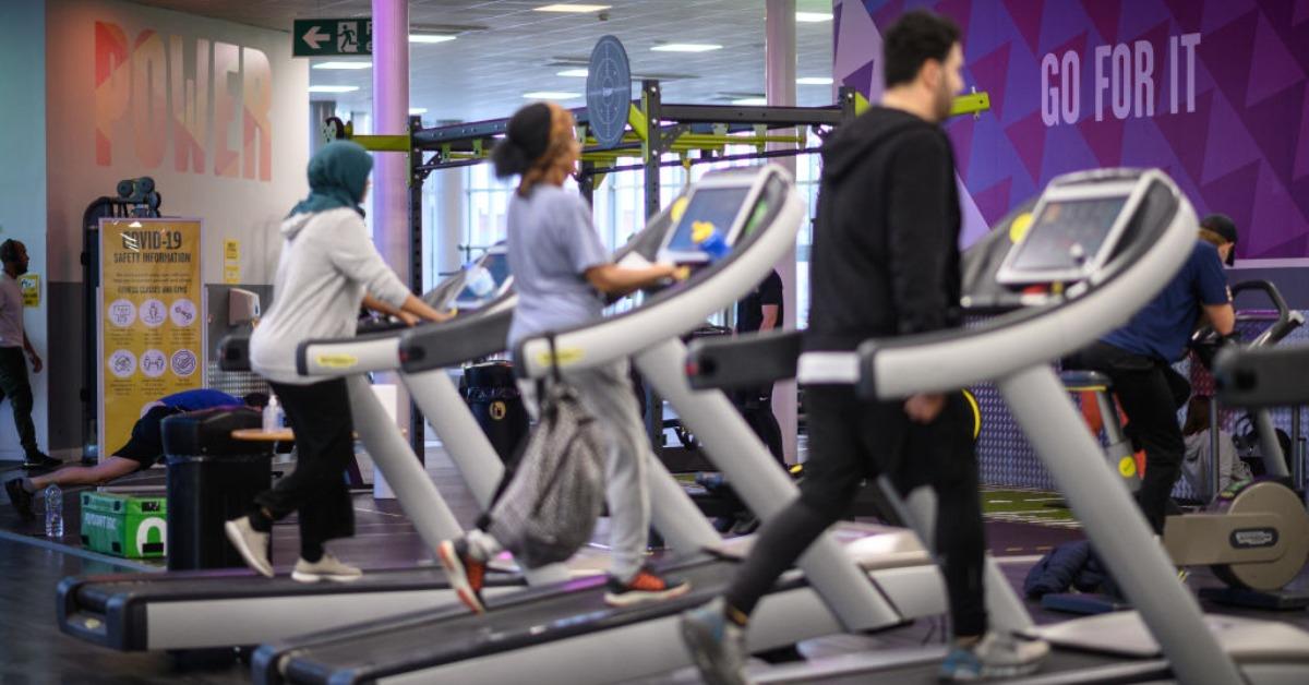 People use the treadmills in one of the gym areas at Kensington Leisure Centre on the first day of re-opening after the latest lockdown ended, on December 02, 2020 in London, England.