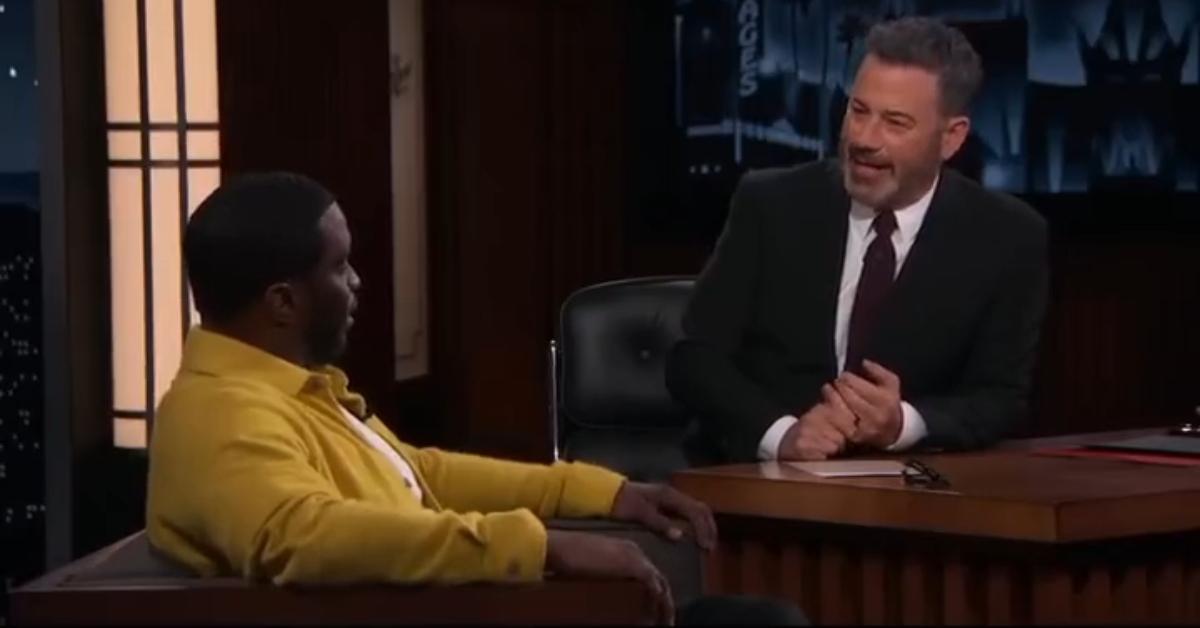 (l-r): Diddy and Jimmy Kimmel