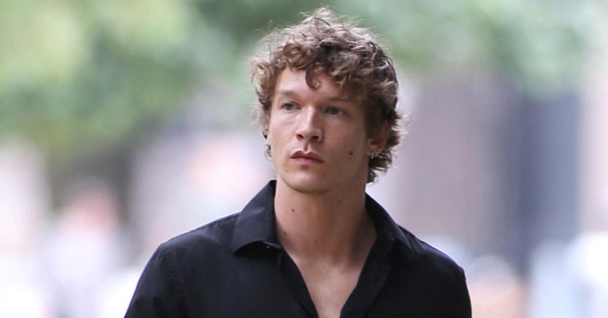 Connor Storrie walking outside