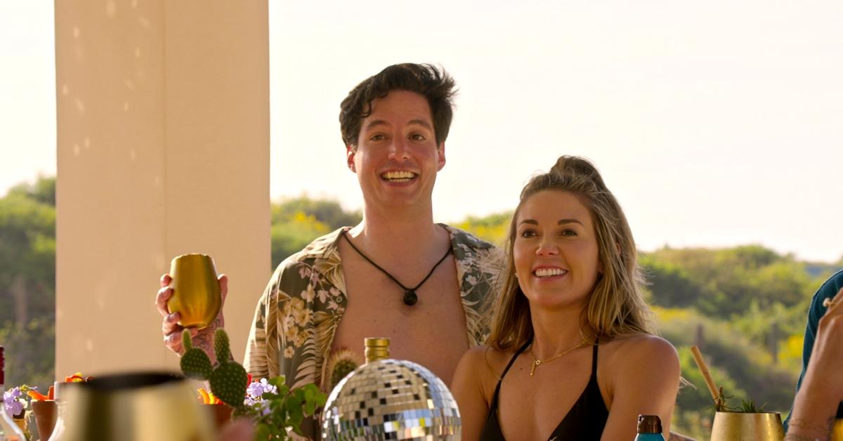 (l-r): Jordan and Megan on 'Love Is Blind'
