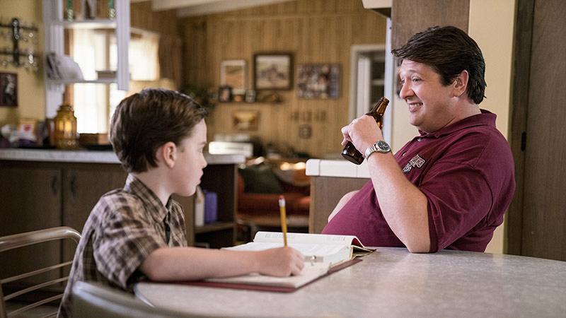 Sheldon and George Sr. in 'Young Sheldon'