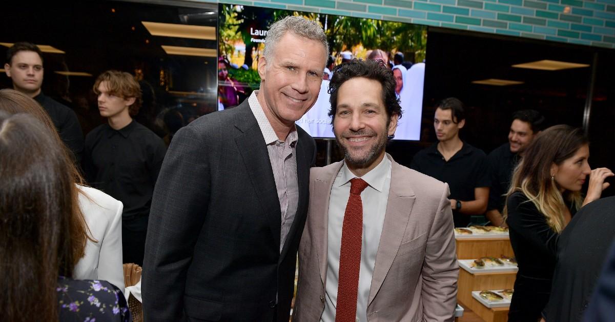 Will Ferrell and Paul Rudd in November 2019