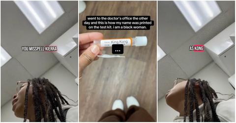 Viral TikTok where Black woman’s sample bottle was labeled "King Kong."