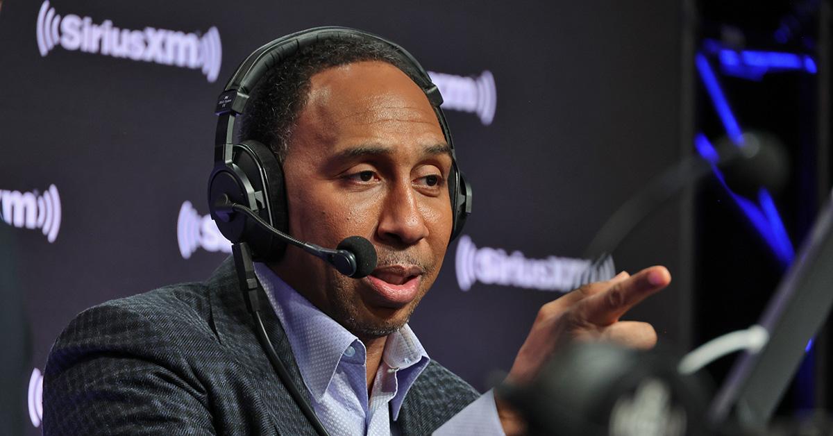 Stephen A. Smith at a SiriusXM Super Bowl preview on Feb. 9, 2023