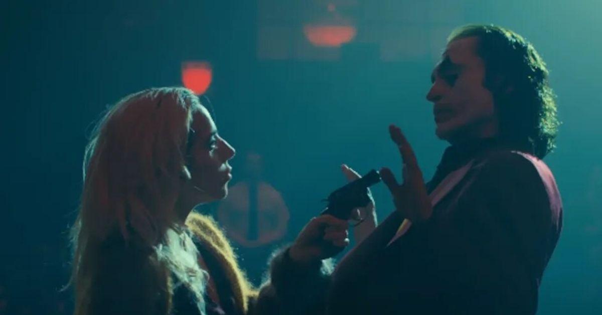 Lady Gaga and Joaquin Phoenix in ‘Joker: Folie a Deux.’ 