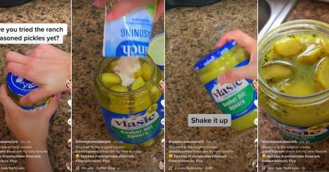 Ranch Pickles on TikTok