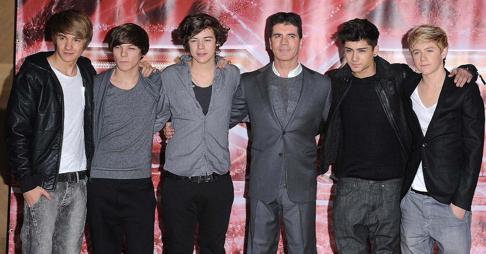 one direction and Simon Cowell