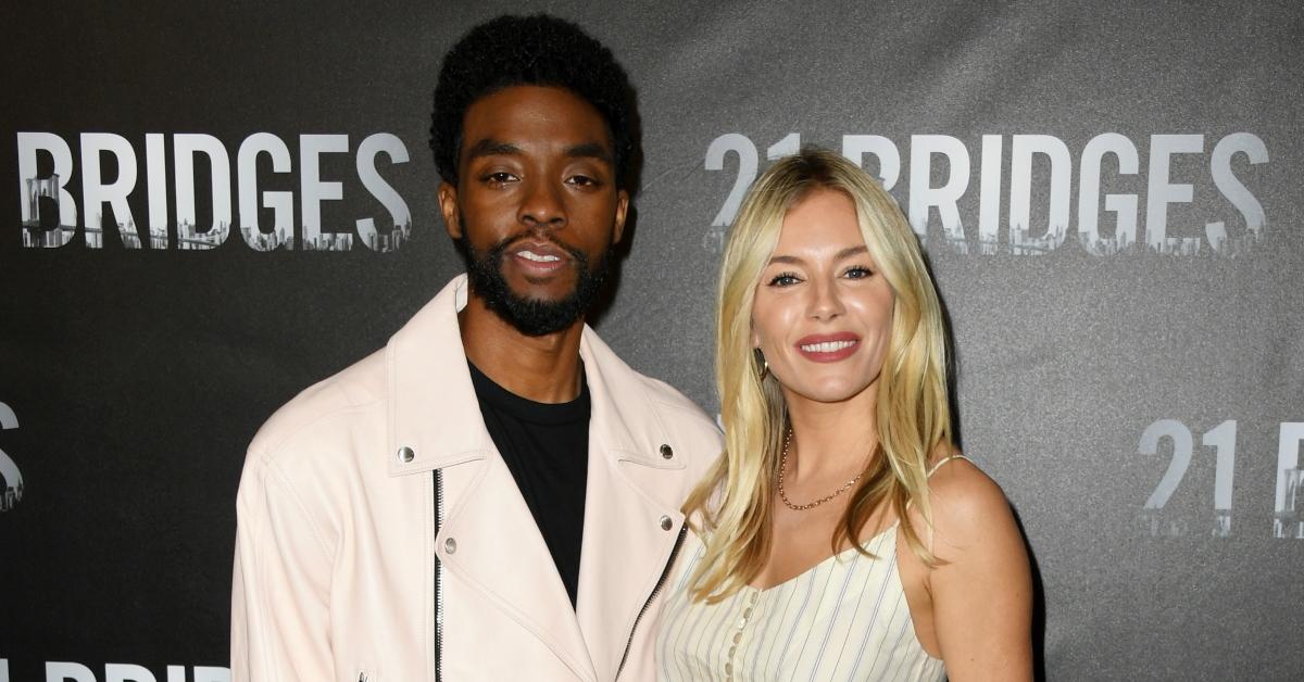 Chadwick Boseman and Sienna Miller