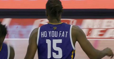 French basketball star Steeve Ho You Fat.